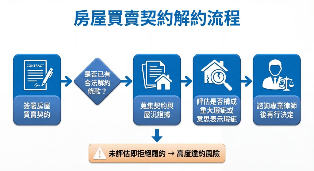 房屋買賣解約法律流程SOP