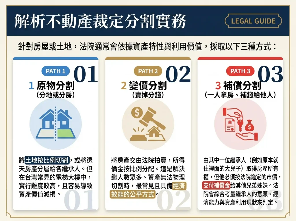 有人不簽字、資產談不攏？解析不動產裁定分割實務